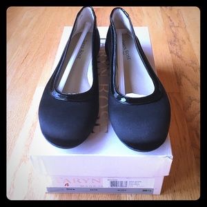Taryn Rose satin ballet flats