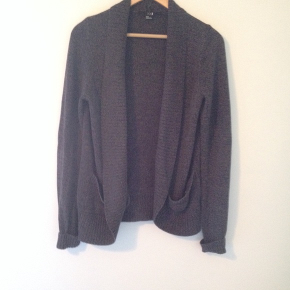 Gray comfy cardigan