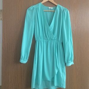 Mint green Tobi wrap dress