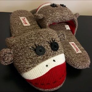 Monkey slippers nick and Nora brand
