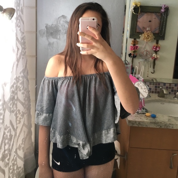 Off the shoulders top