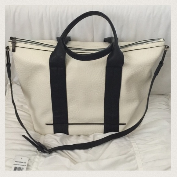 French Connection Handbags - French Connection Black/White Porcelain Bag