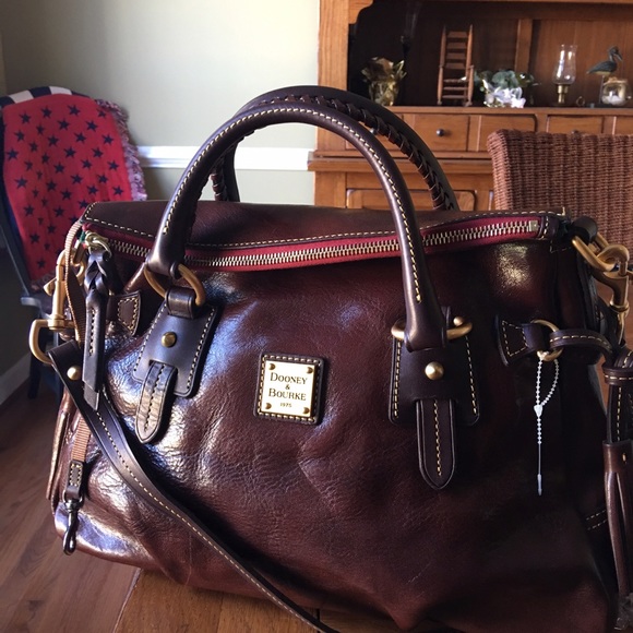 Dooney & Bourke Handbags - Florentine Leather Stanwich Satchel