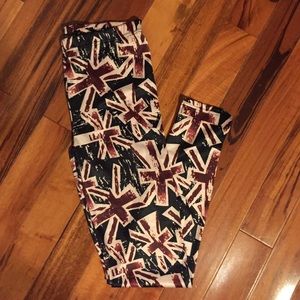 British flag leggings