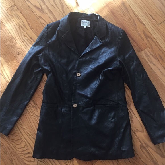 Rodarte for Opening Ceremony Leather Coat - Picture 2 of 4