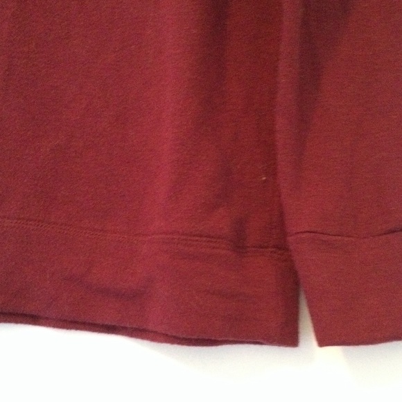 Maroon off the shoulder sweater - Picture 3 of 3