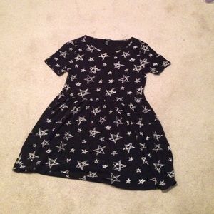Black star dress