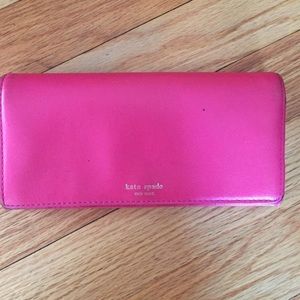 Pink Kate spade wallet