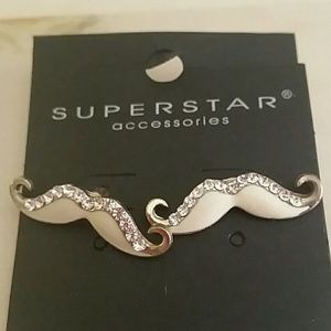 Fun mustache earrings