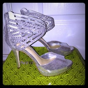 Silver Gianni Heels