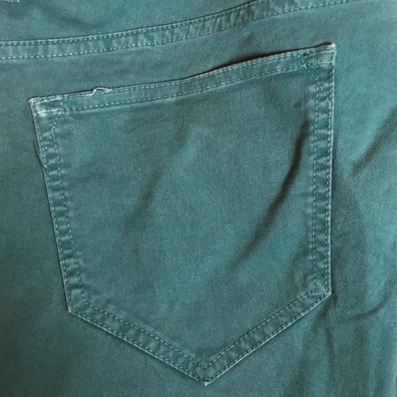 Teal skinny jeans from Victoria's Secret catalog. - Picture 3 of 3