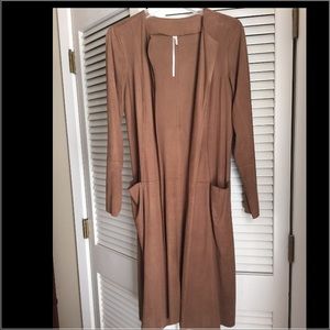 Faux suede – lightweight jacket