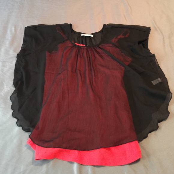 Short sleeve poncho