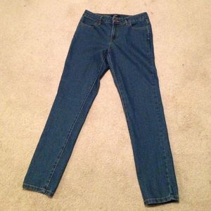 Medium blue high waisted jeans