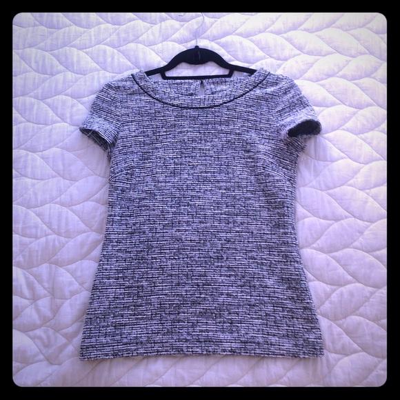 Tweed blue blouse. Banana republic size xs.