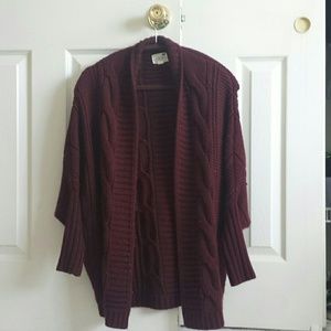 PacSun/ L.A. Hearts Maroon Cardigan