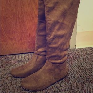 Tan Suede Boots