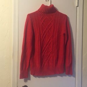 J Crew Cambridge Cable Knit Sweater