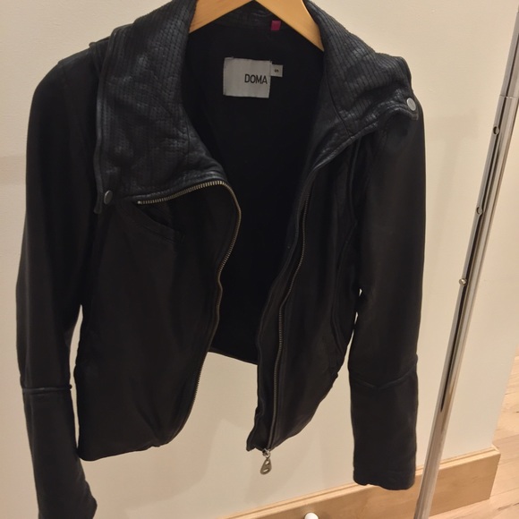 DOMA lamb leather jacket
