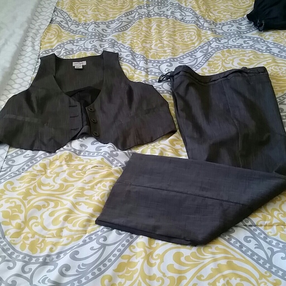 Dress pants and matching vest