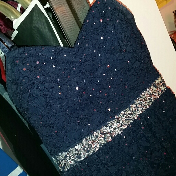 Navy blue dress