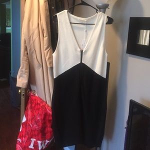 Trina by Trina Turk Black & White dress