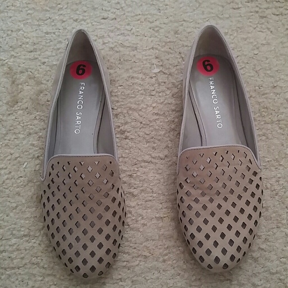 Franco Sarto leather flats.