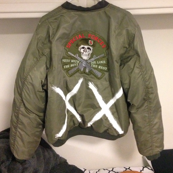 Jackets & Coats Old School Bomber Jacket Poshmark