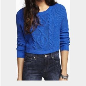 Express crop sweater