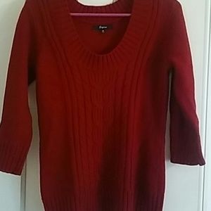 Express red sweater