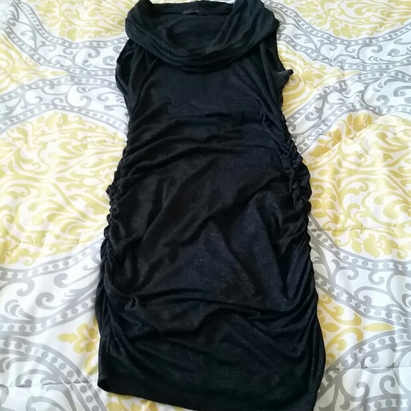 Charcoal grey party dress