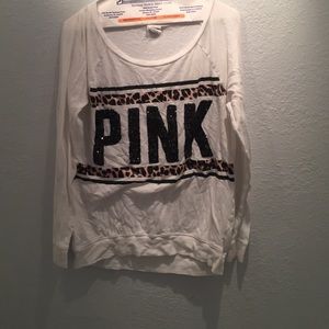 victorias secret pink long sleeve shirt