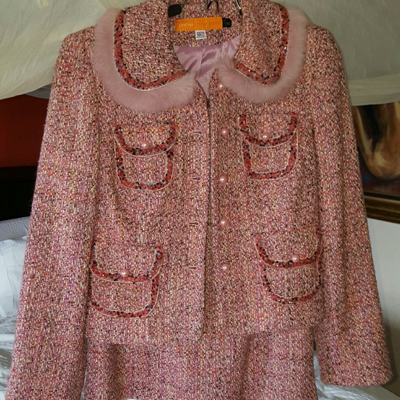 Cynthia Steffe Tweed Jacket & Skirt