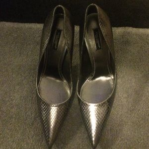 Dolce and Gabbana shiny grey size 40