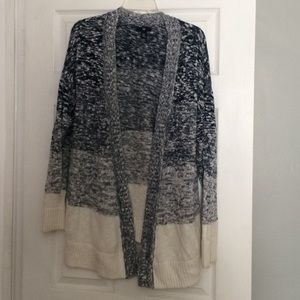 Navy blue and white sweater. Size XL