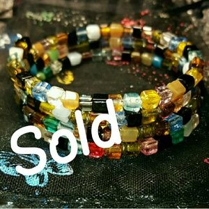 -SOLD-  COLORFUL  WRAP BRACELET
