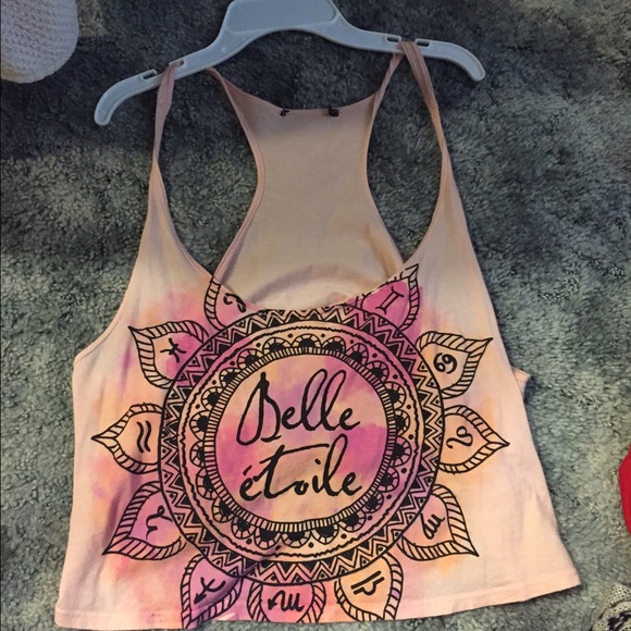 Urban Outfitters "Belle E'toile" Crop Tank Size M