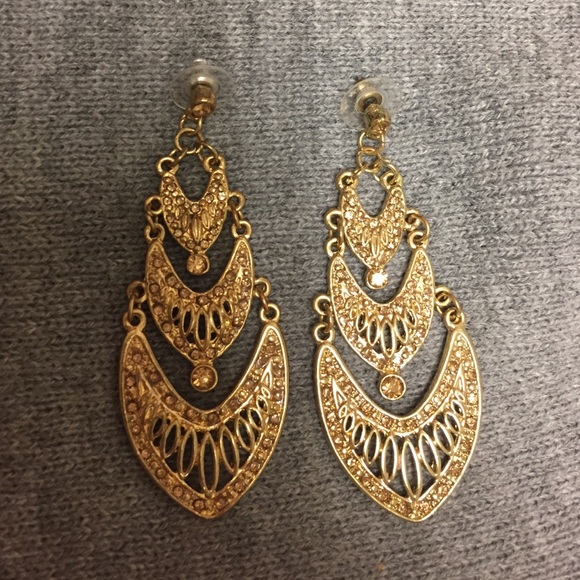 Gold Chandelier Earrings