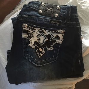 Women's size 28 Miss Me boot cut jeans