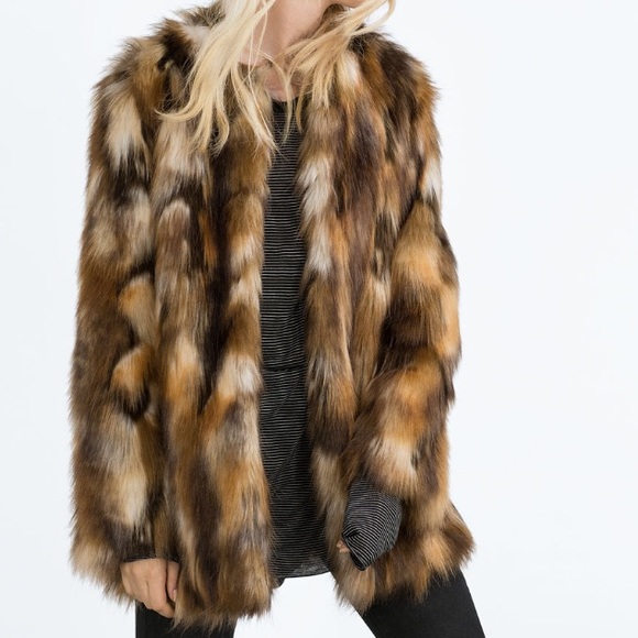 Zara fur jacket - Picture 2 of 4