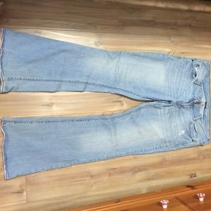 American eagle light wash artist jeans 14 reg!