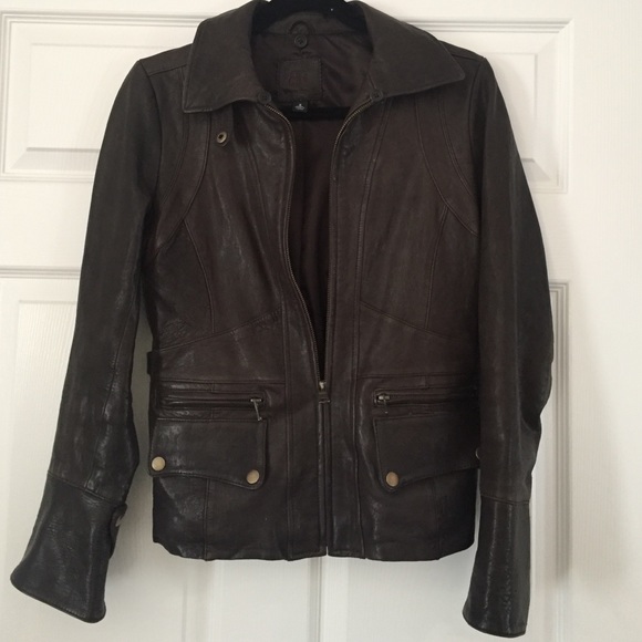 Banana Republic Leather Jacket Heritage Collection