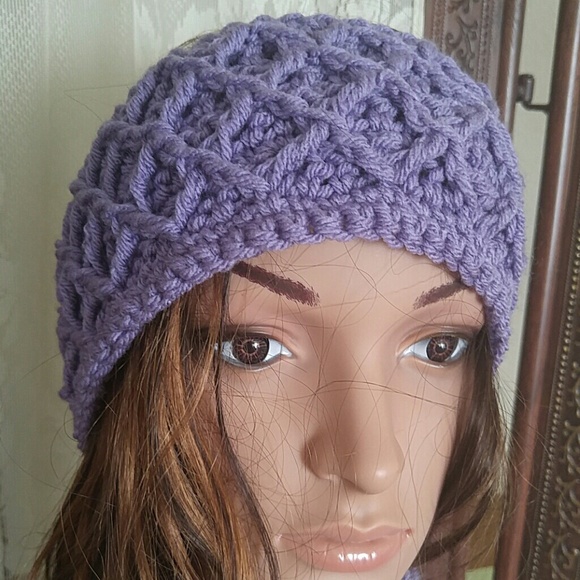 Lavender scarf set - Picture 4 of 4