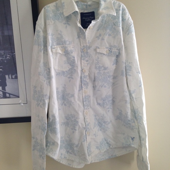Floral Denim Shirt