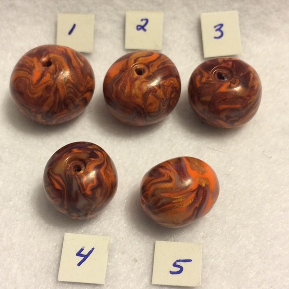 OOAK Handmade Autumn Harvest Bead - Picture 1 of 1