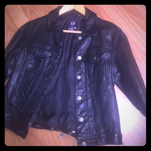 Gap leather jacket