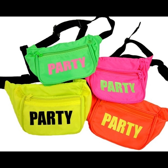 Handbags - Neon PARTY fanny pack - green