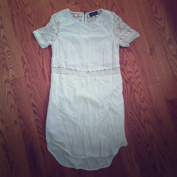 Lace and Silk Dress