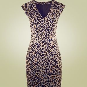 Leopard cocktail dress