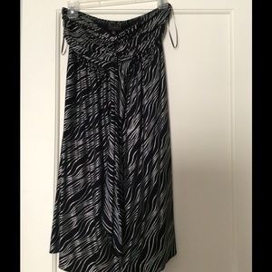 Express strapless dress